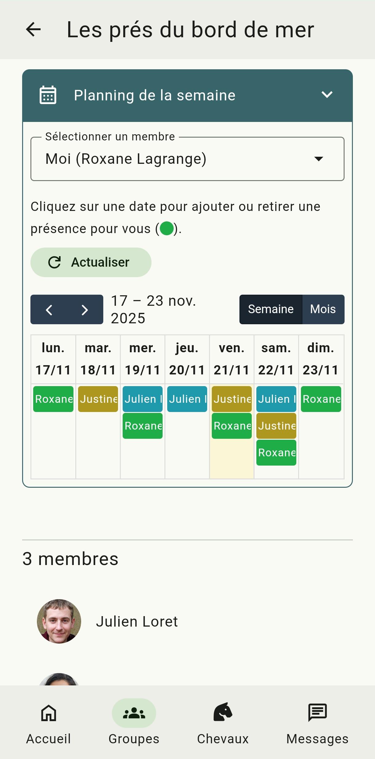 illustration : planning partagé